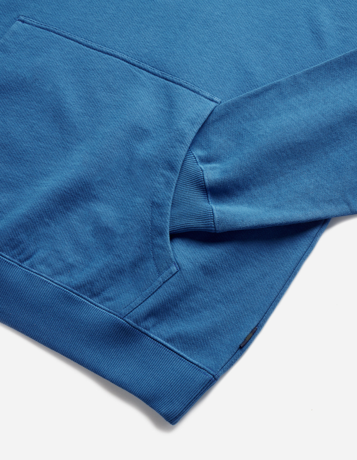 4622 Maharishi Organic Hooded Sweat Workwear Blue