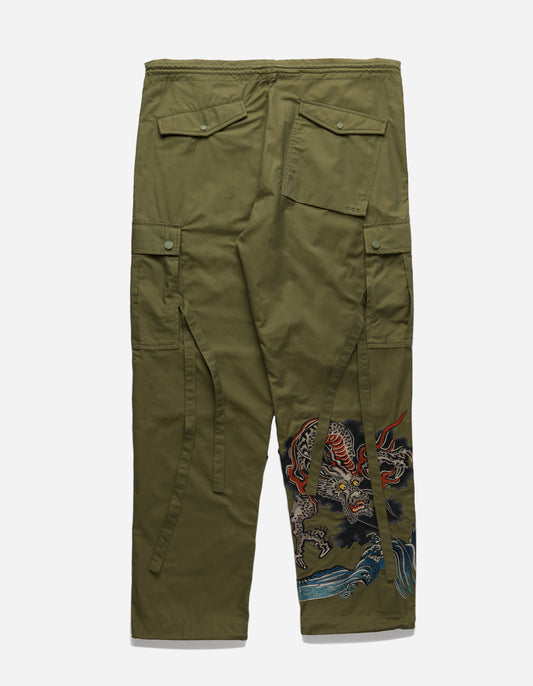 4624 Sue-Ryu Straight Cargo Snopants® Olive OG-107F