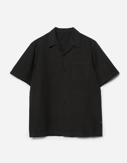 5211 Hemp Camp Collar Shirt Black