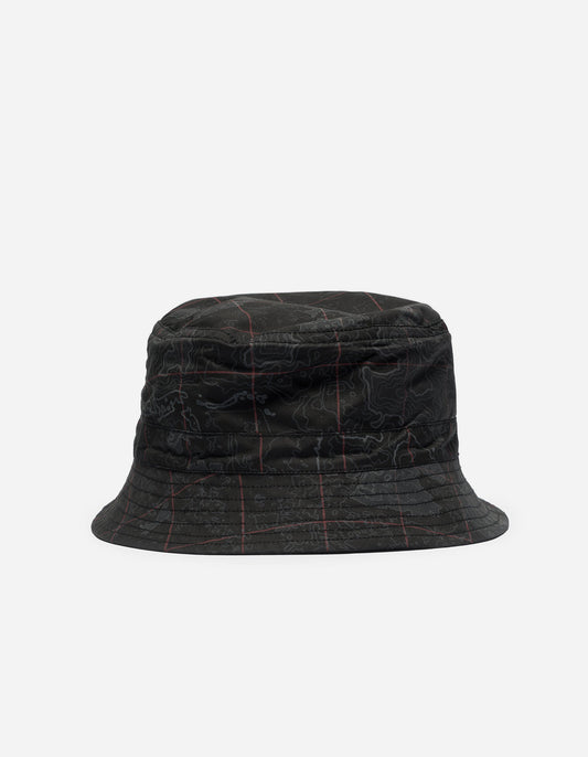 5227 Reversible Contour Bucket Hat Black/Subdued Night