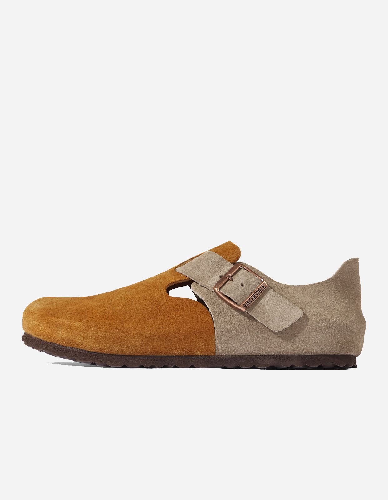 Birkenstock London SFB Suede Leather Mink/Taupe