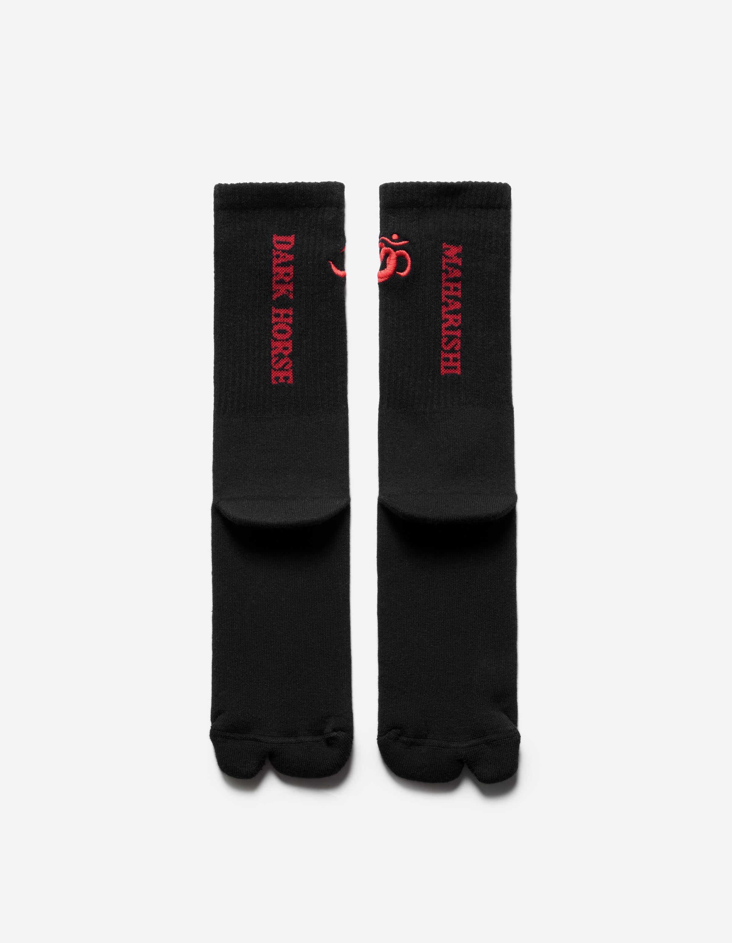 7462 Dark Horse Tabi Sport Sock Black – Maharishi