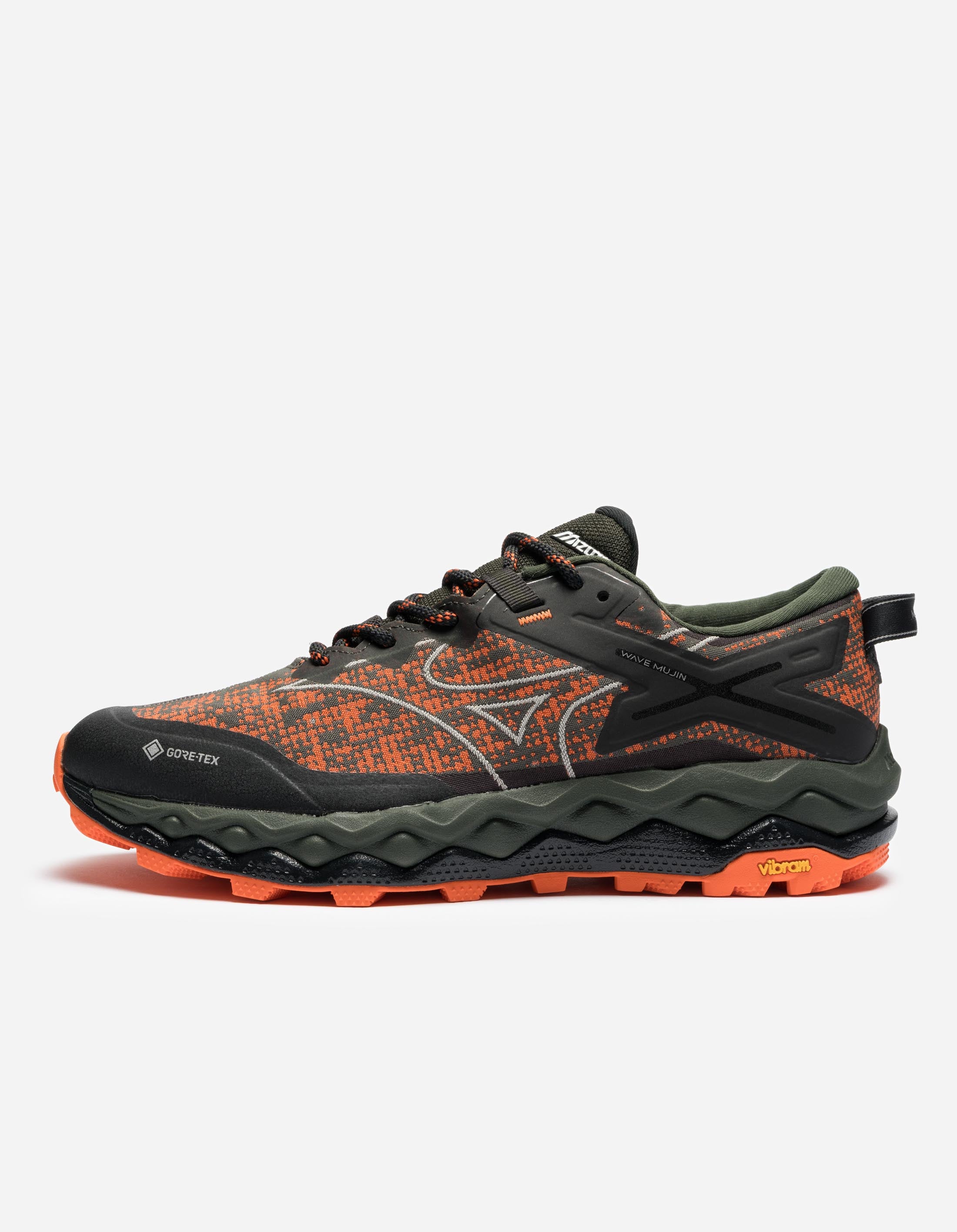 Maharishi Mizuno Wave Mujin LS GTX Vibrant Orange/Cool Gray 3C/Pine Gr