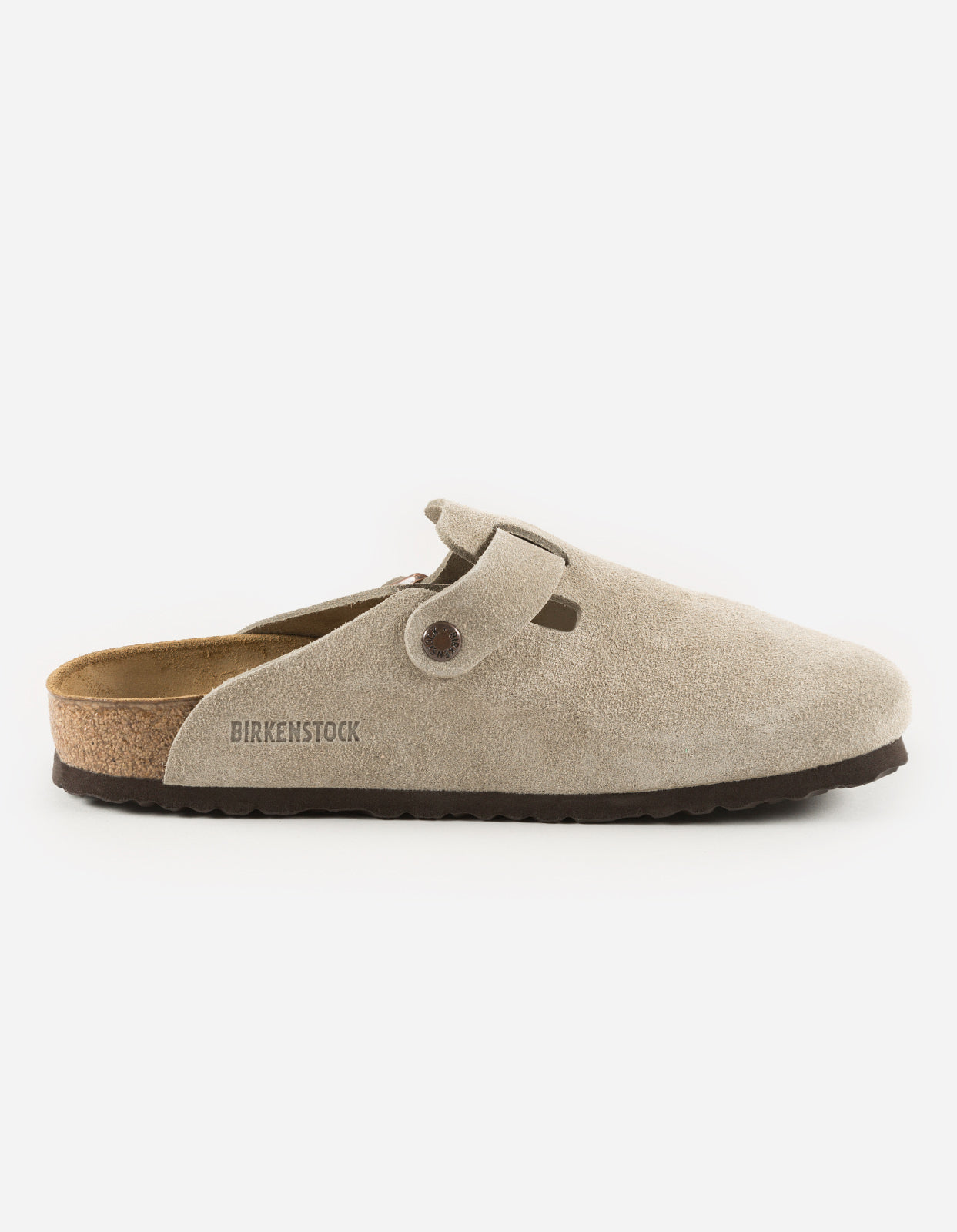 Birkenstock Boston SFB Suede Leather Taupe