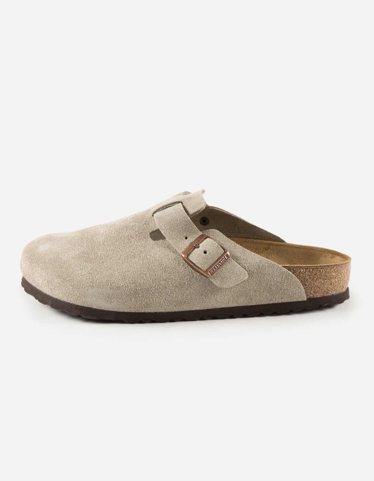 Birkenstock Boston SFB Suede Leather Taupe