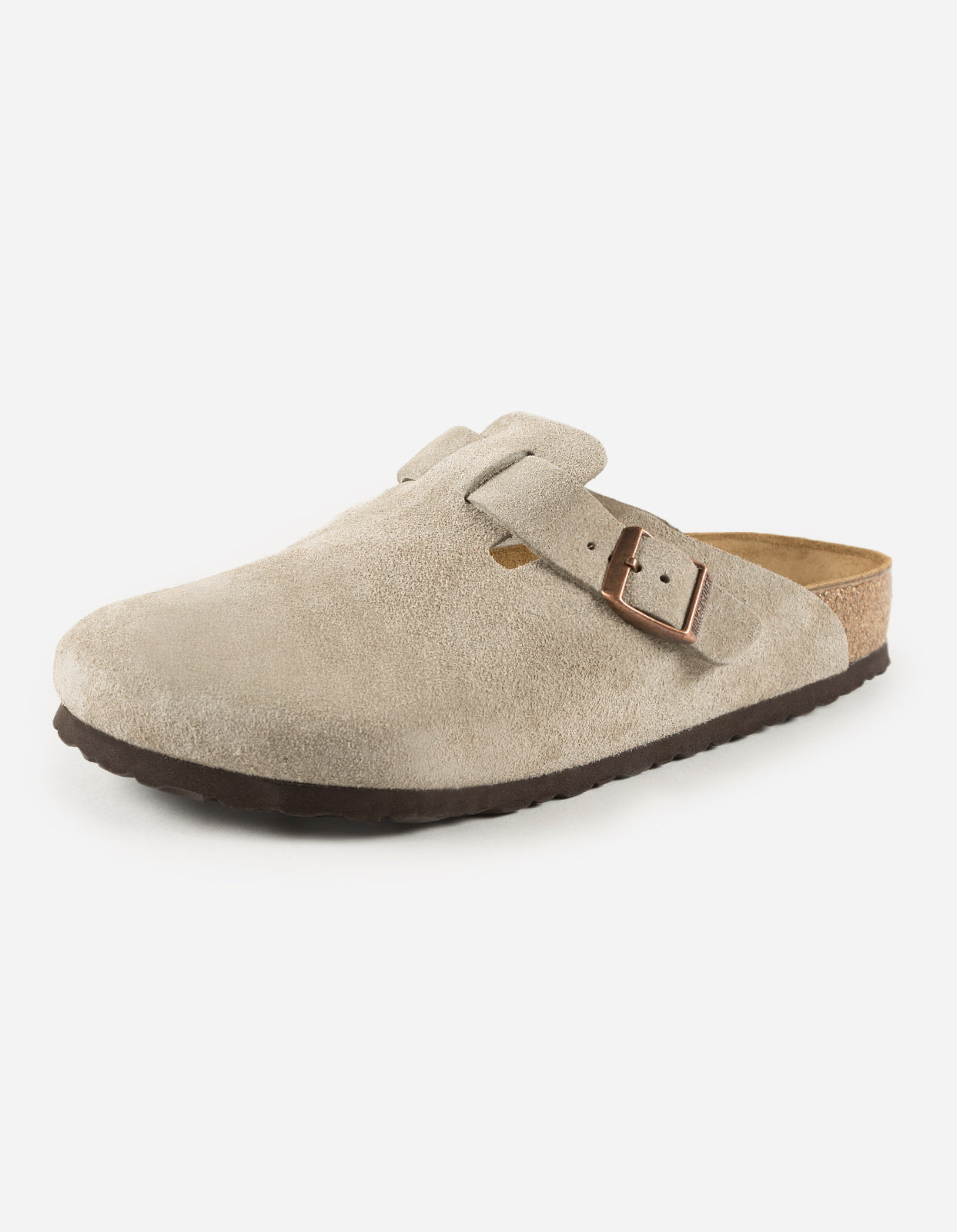 Birkenstock Boston SFB Suede Leather Taupe