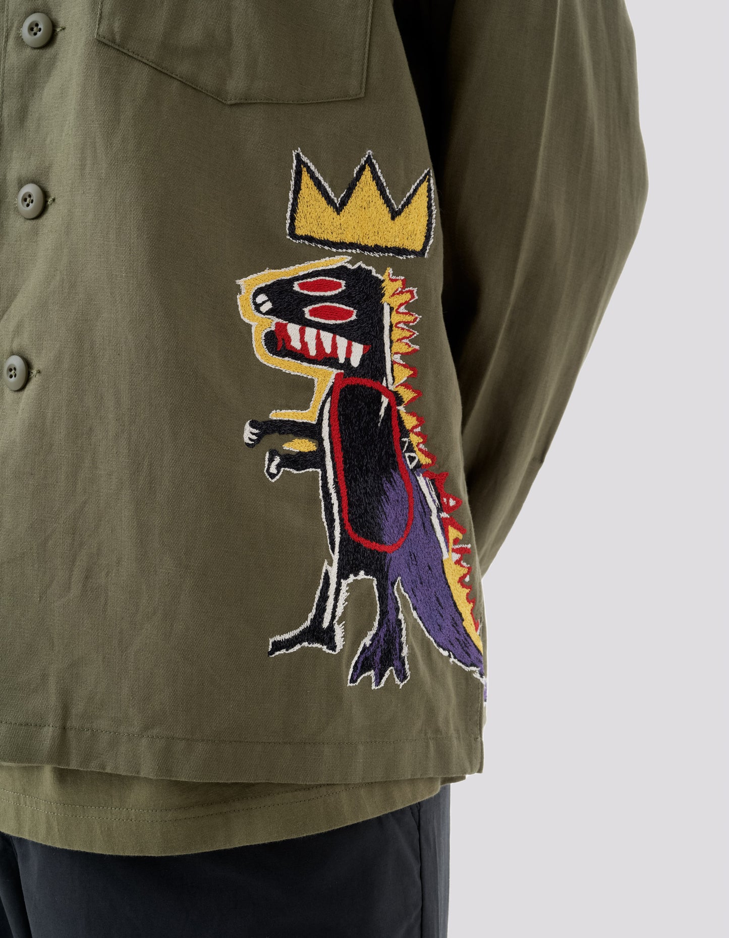 5124 Pez Dispenser Mil Shirt · Maharishi x Jean-Michel Basquiat Olive