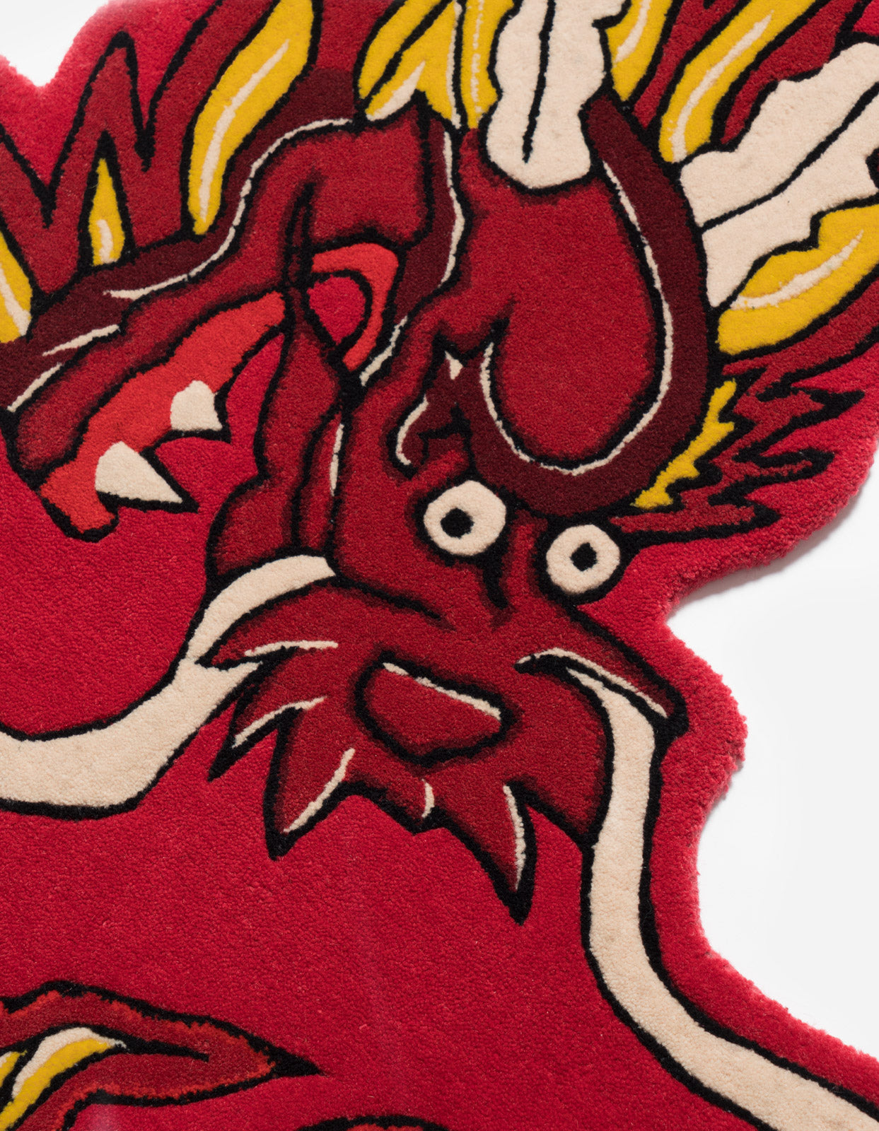 1270 Original Dragon Head Rug Red