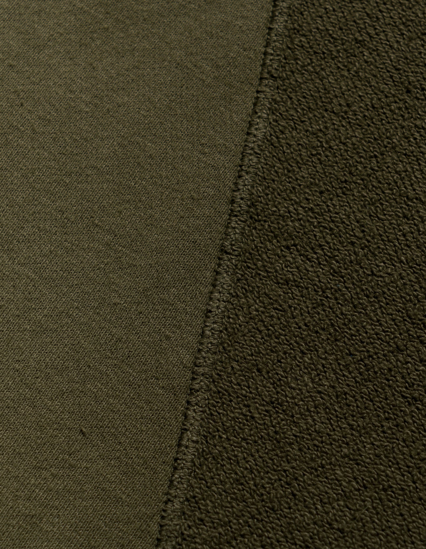 5001 Kesagiri Hemp Crew Sweat Olive OG-107F