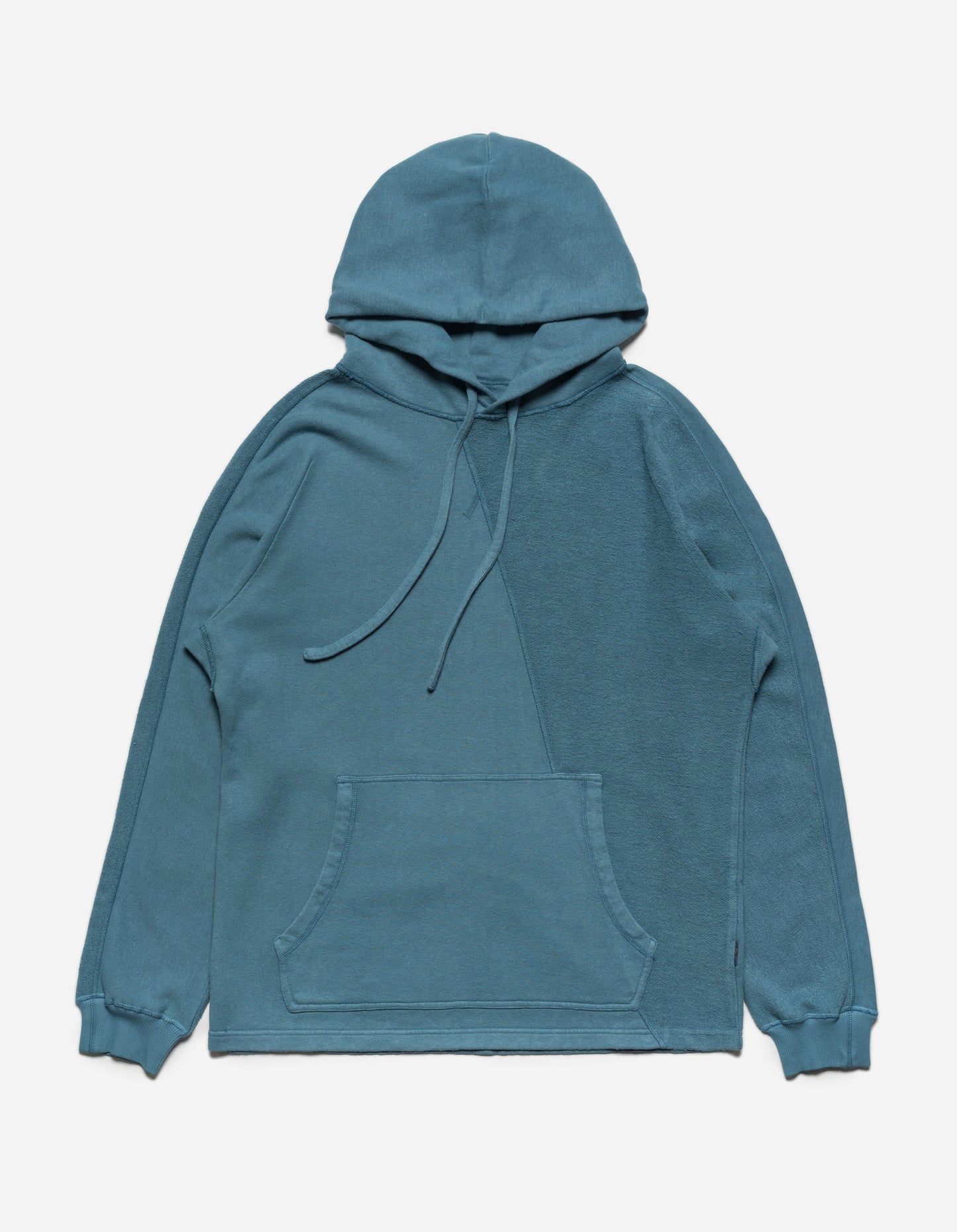 5002 Kesagiri Hemp Hooded Sweat Subdued Blue