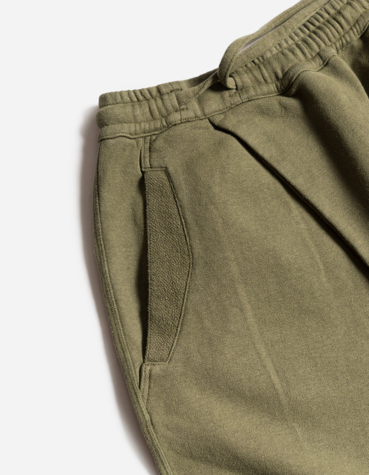 5004 Kesagiri Hemp Sweat Shorts Olive OG-107F