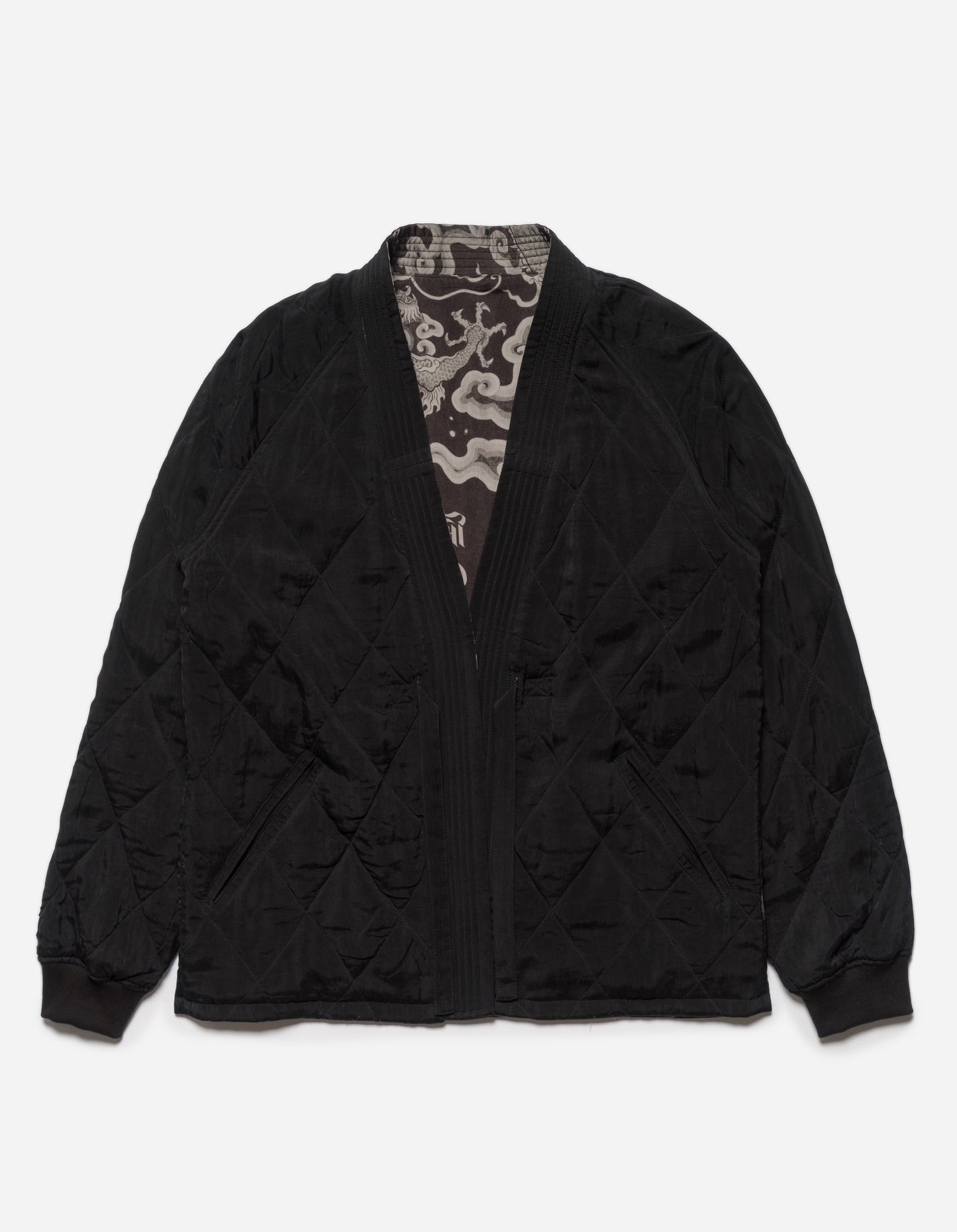 5027 30th Anniversary Reversible Kimono Black