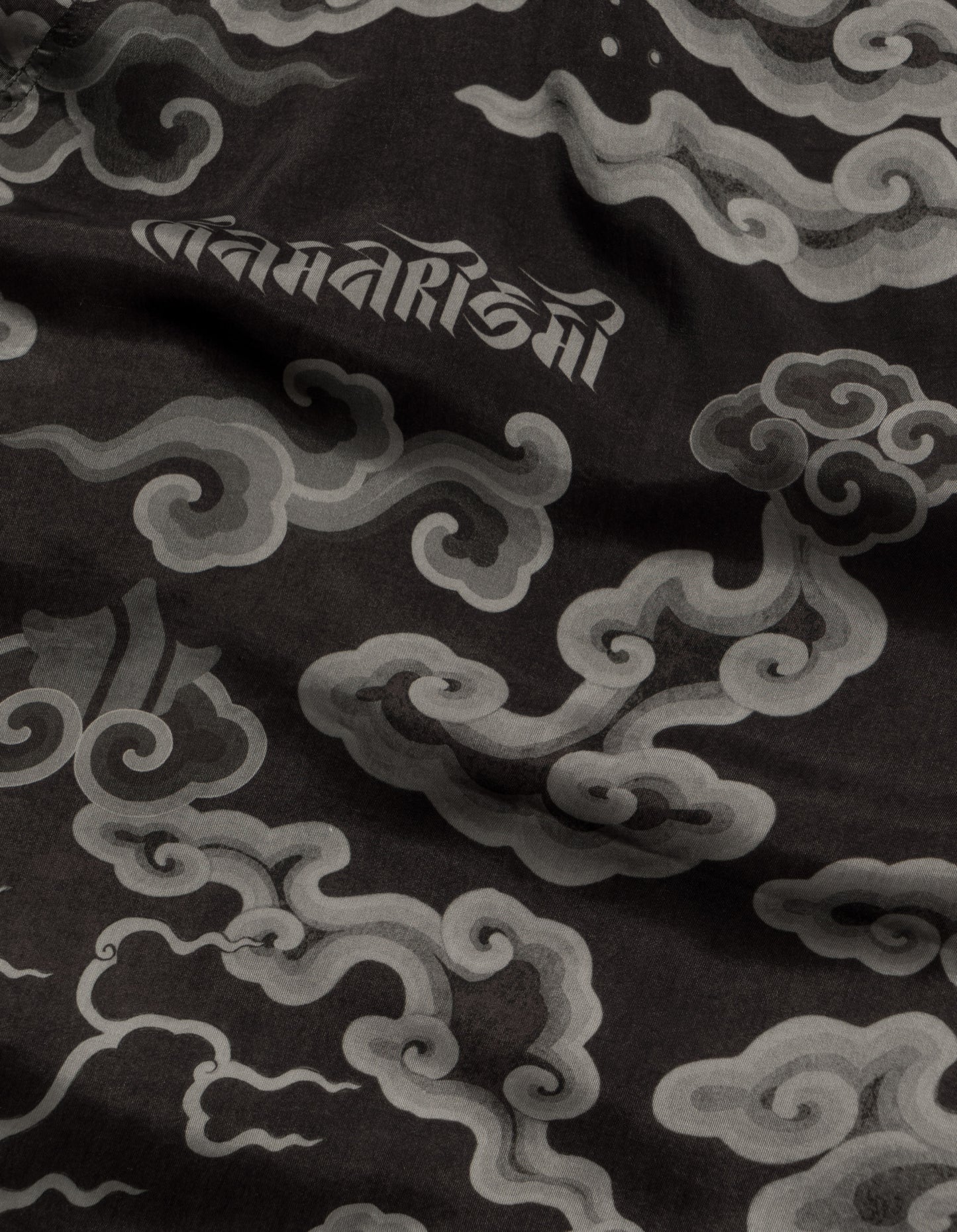 5027 30th Anniversary Reversible Kimono Black