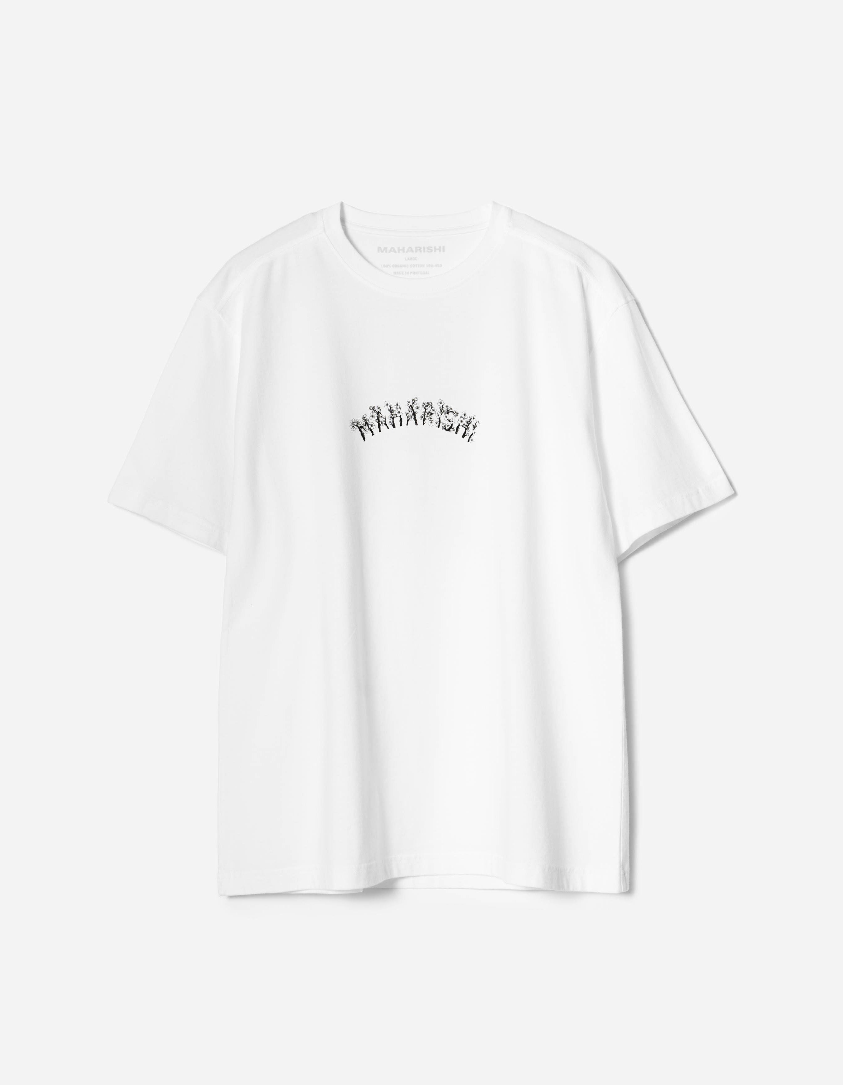 7391 Sakura S/S T-Shirt White – Maharishi