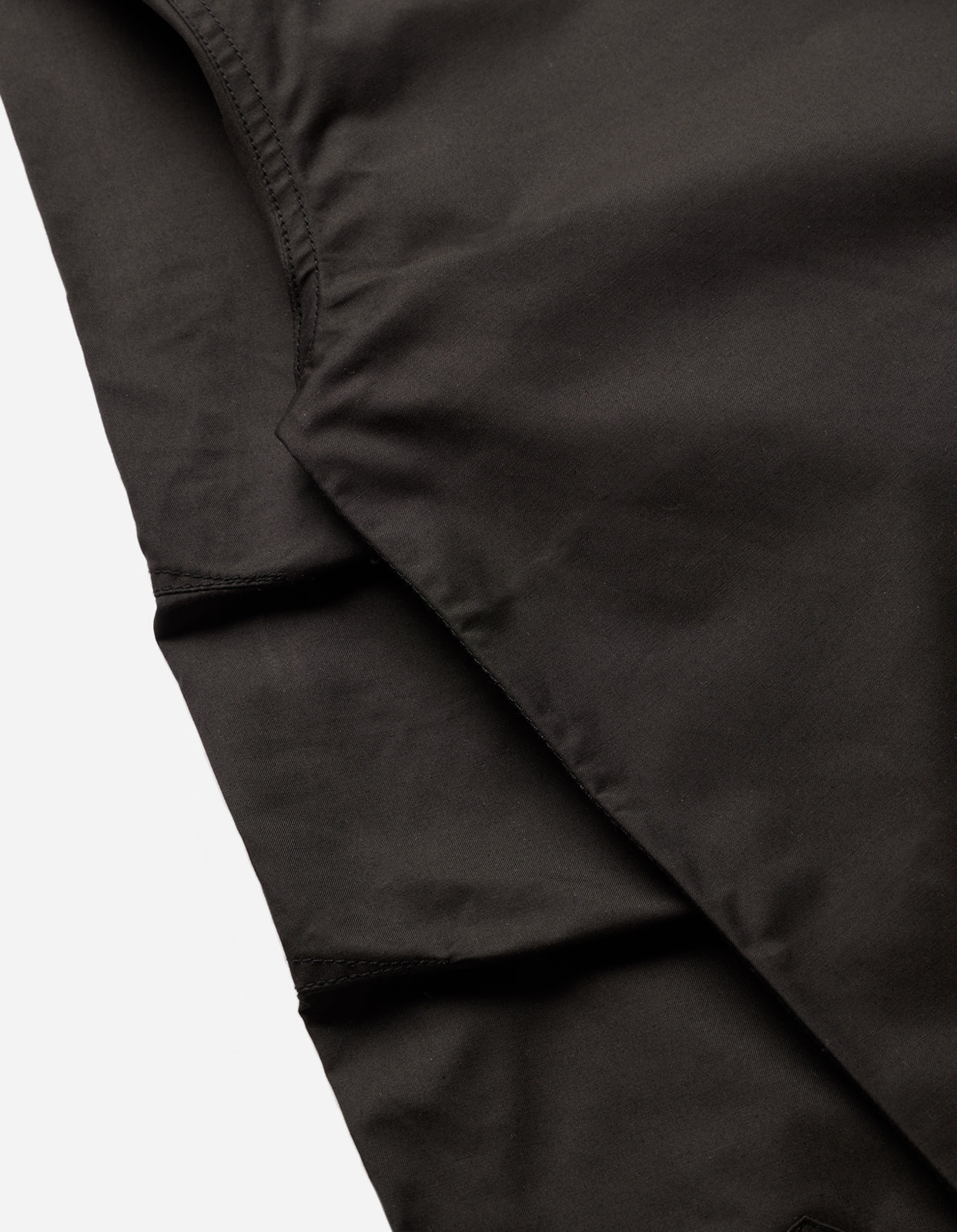 5107 Long Zipped Kurta Shirt Black