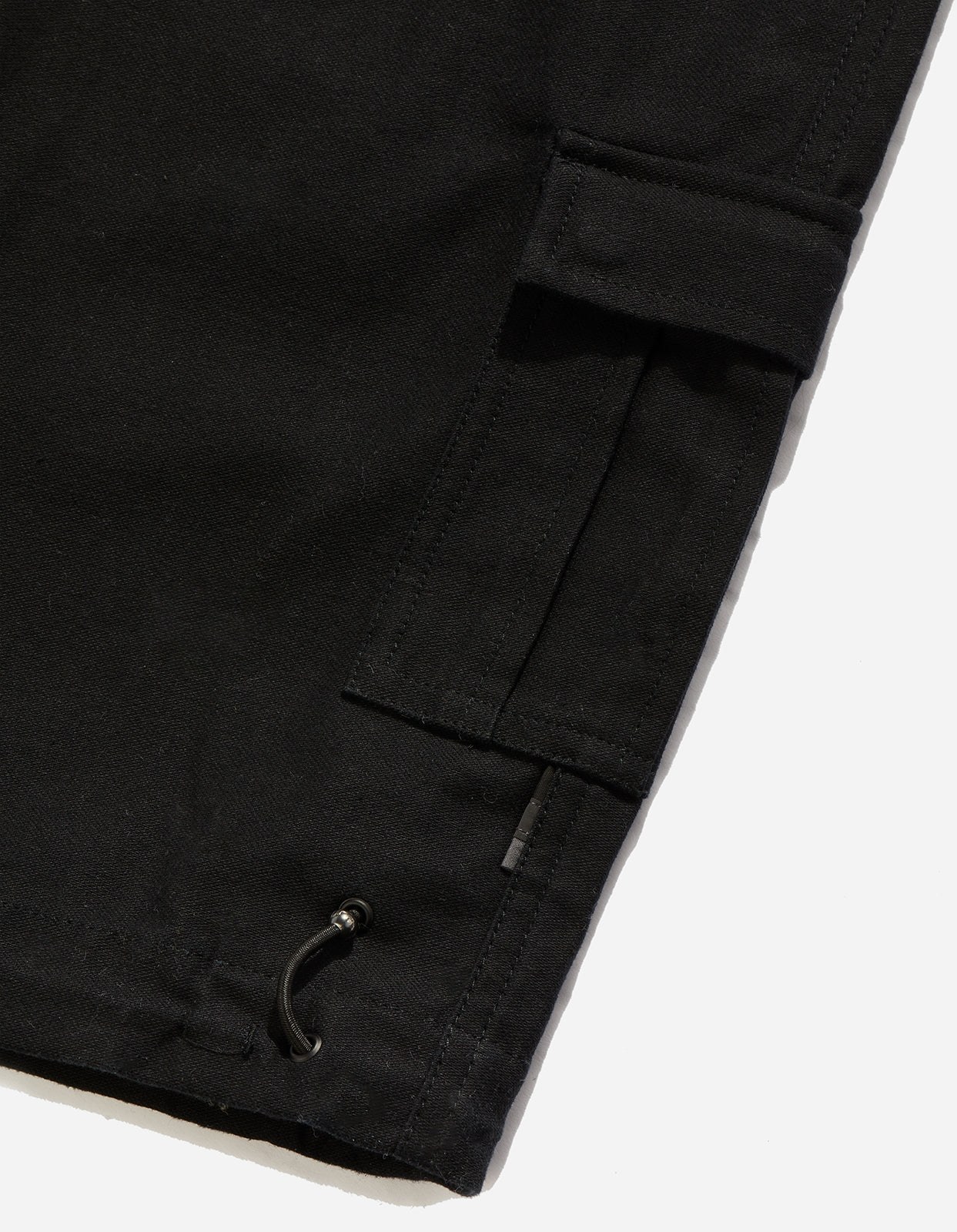 7026 MILTYPE Organic Cargo Pants Black