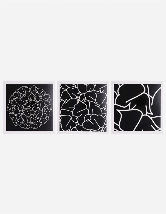 Teach YE-81, 82 & 83 Triptych Black