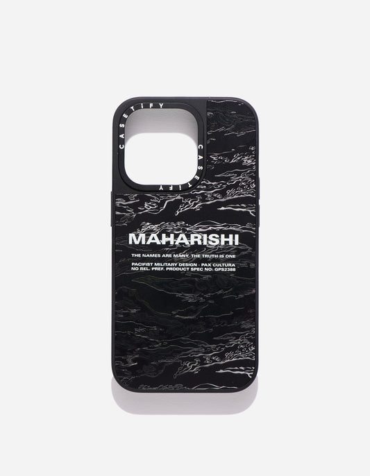 Maharishi x CASETiFY iPhone Case Silver