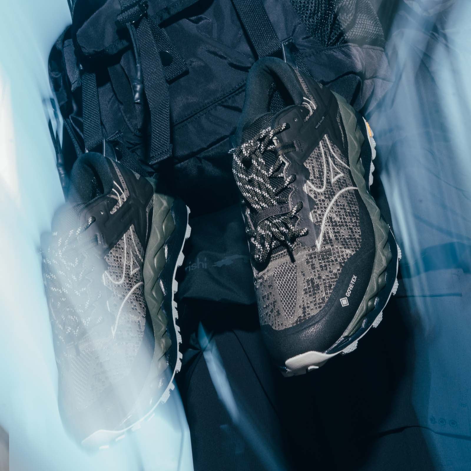 Maharishi Mizuno Pointillist Wave Mujin GTX Olive