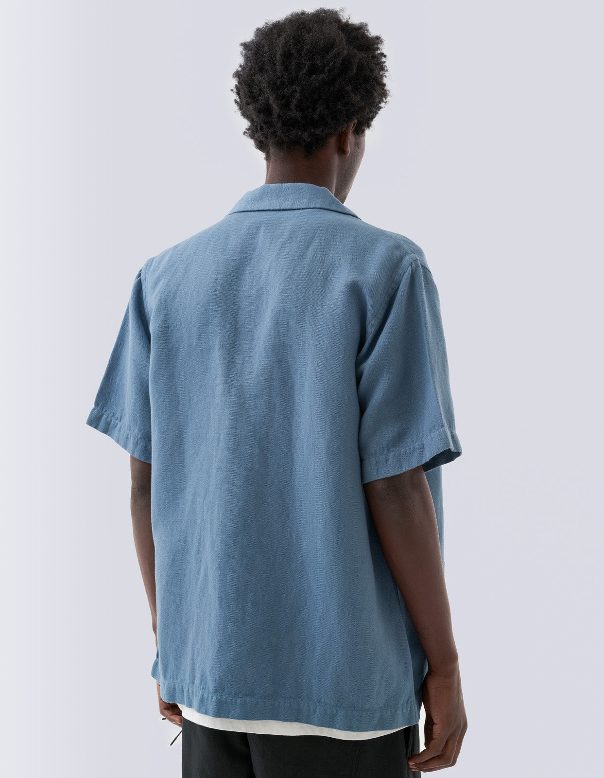 Maharishi | Hemp Camp Collar Shirt Subdued Blue