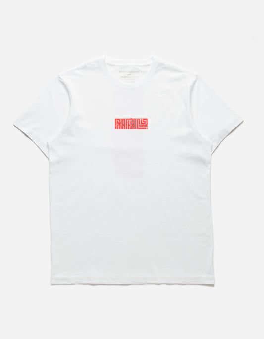 1085 Hanko Organic Printed T-Shirt White