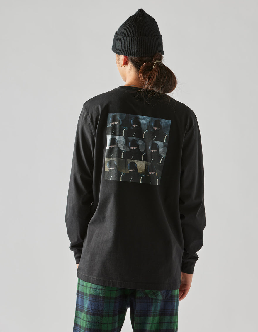 1106 The Jaguar Mask L/S T-Shirt Black