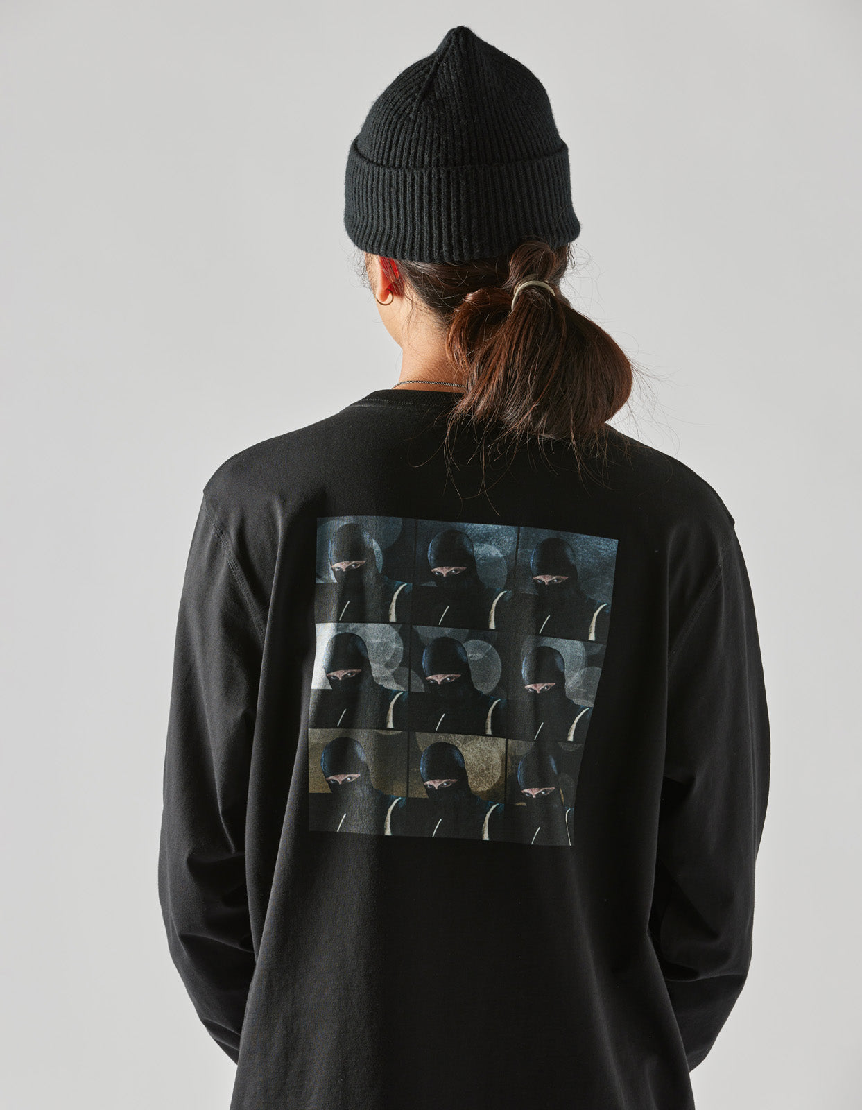 1106 The Jaguar Mask L/S T-Shirt Black