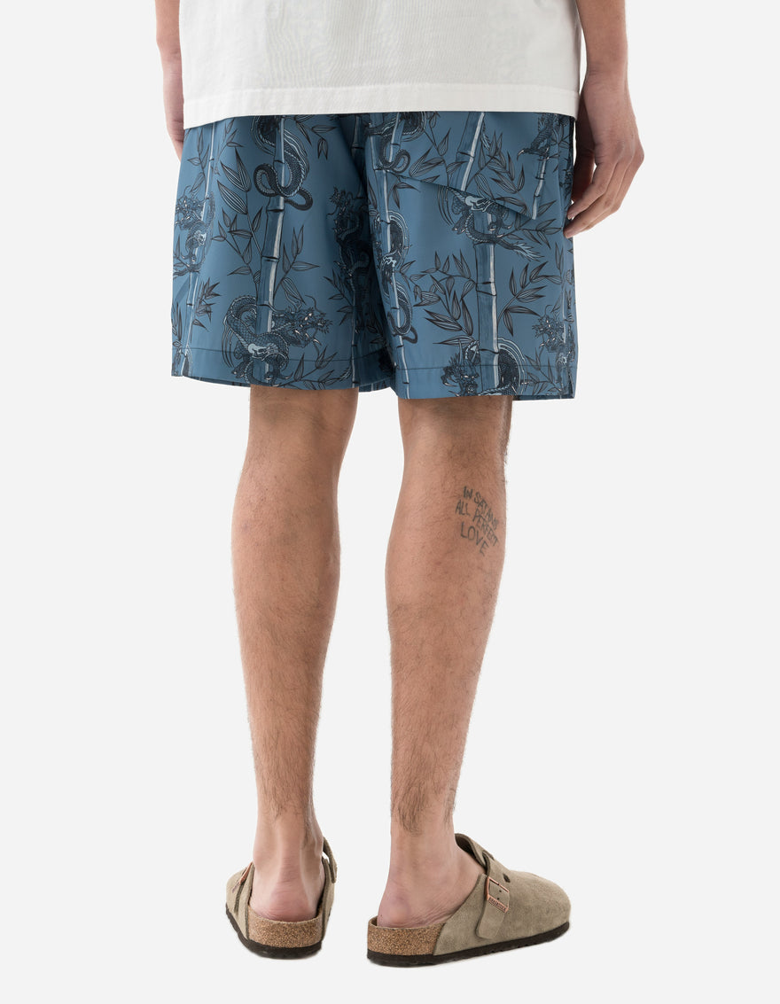 1272 Dragon Bamboo Swim Shorts Subdued Blue