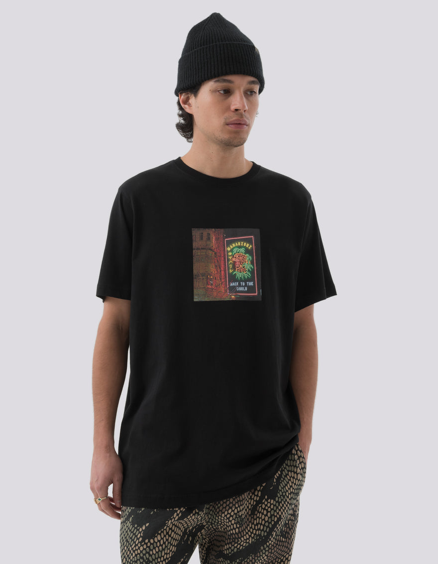 1281 Neon Tiger T-Shirt Black