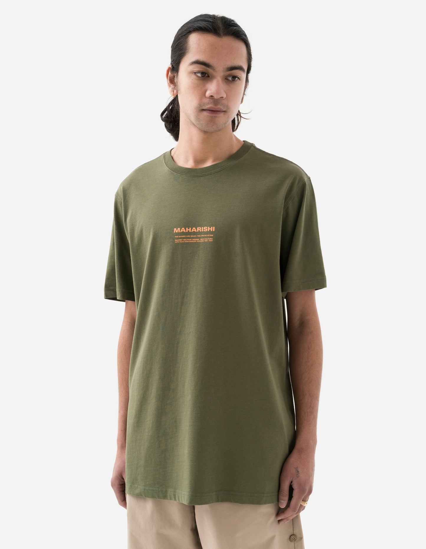 1306 30th Anniversary Aum T-Shirt Olive