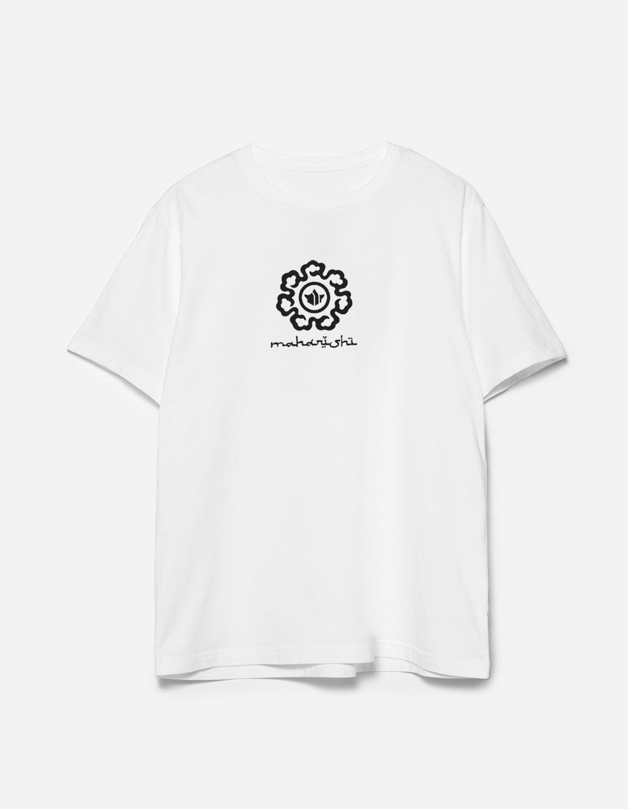 1378 Spiral Temple T-Shirt White