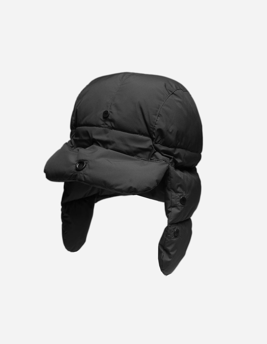 1383 Padded Aviator Hat Black