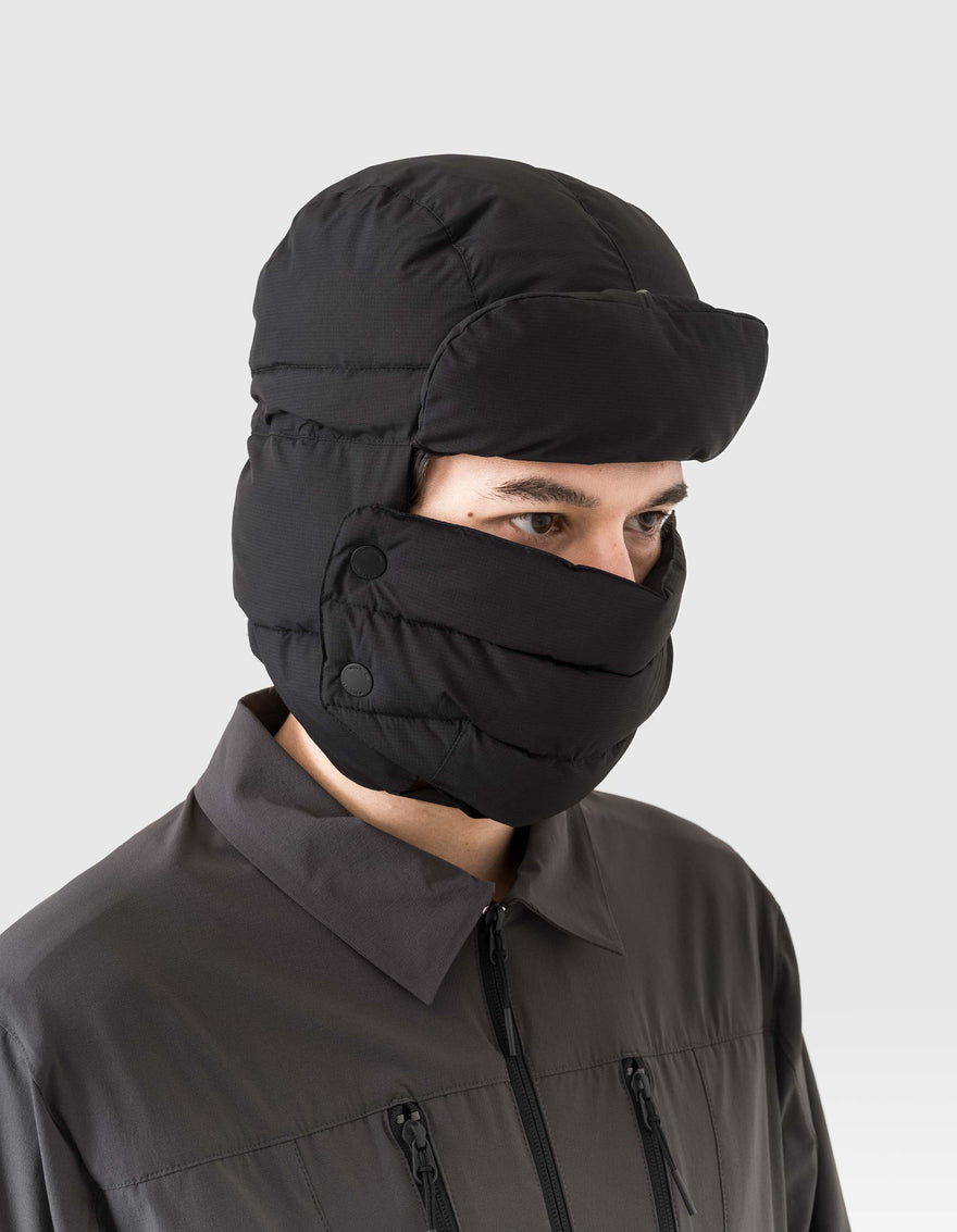 1383 Padded Aviator Hat Black