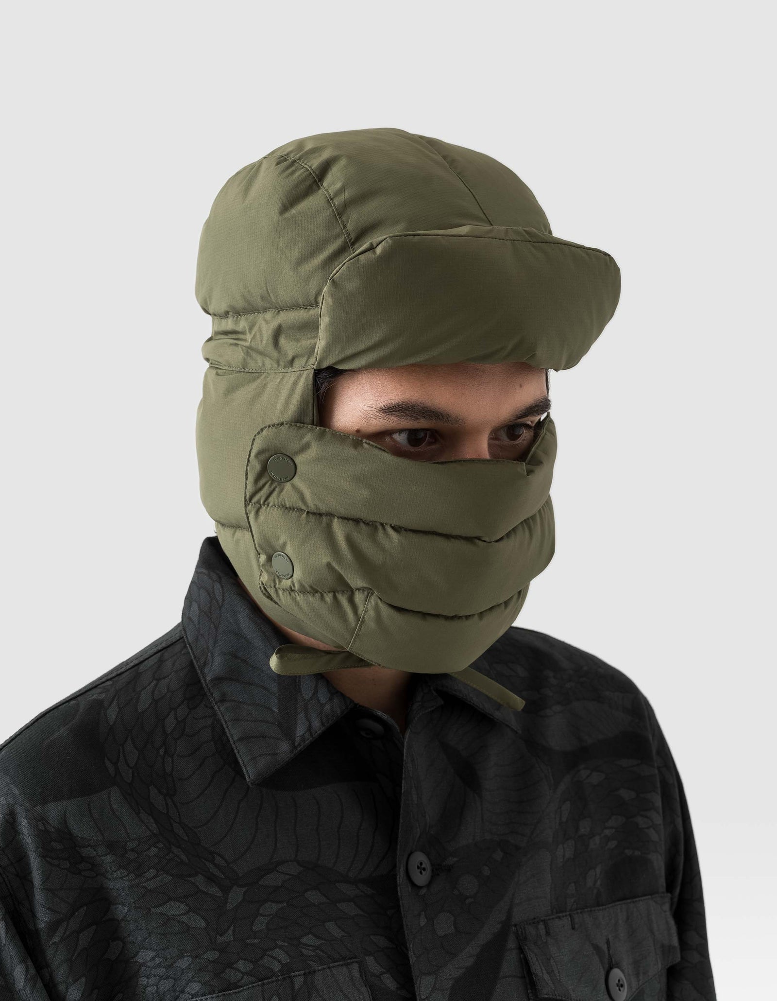 1383 Padded Aviator Hat Olive