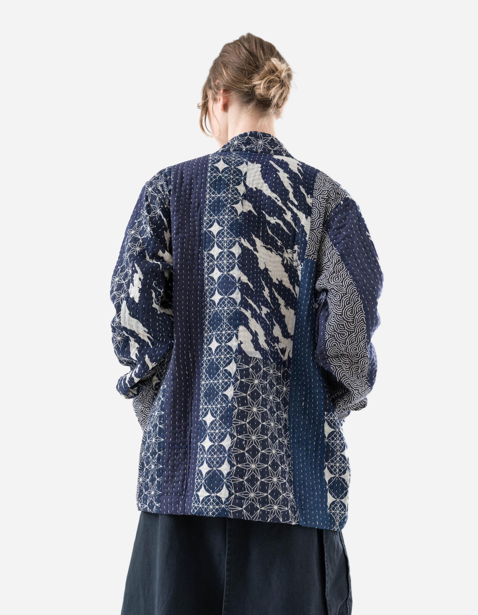 1470 Mahaboro Kimono Jacket Navy/Ecru