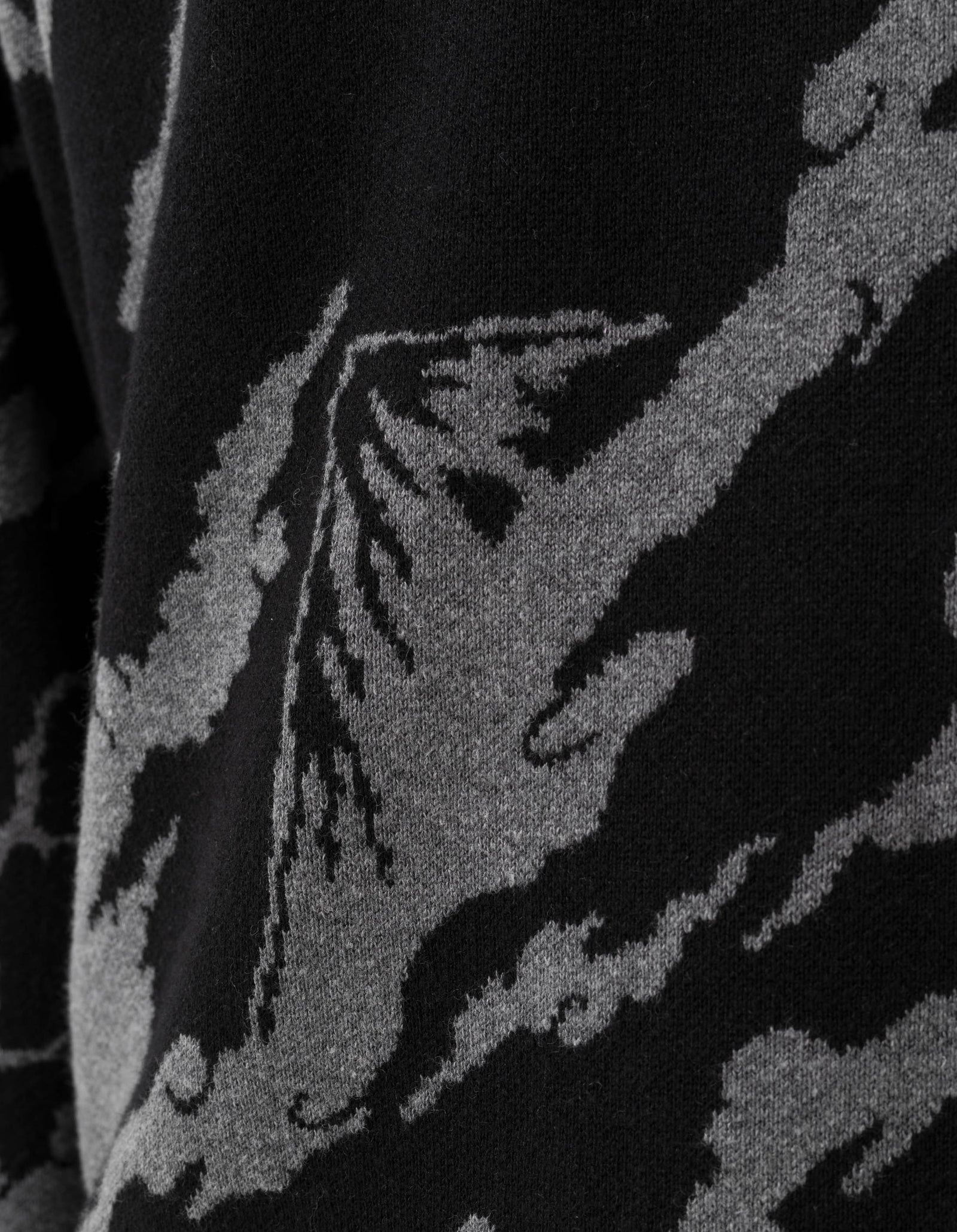 1485 Knitted Camo Crew Sweat Subdued Night