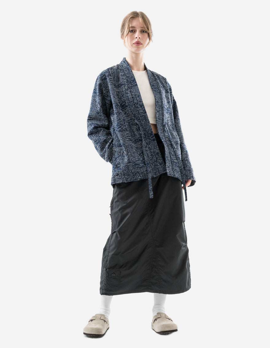6242 Sashiko Kimono Overshirt Indigo