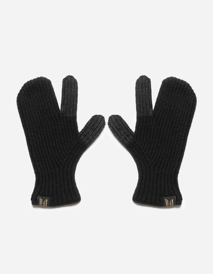 1538 Maha Wool Trigger Touch Gloves Black