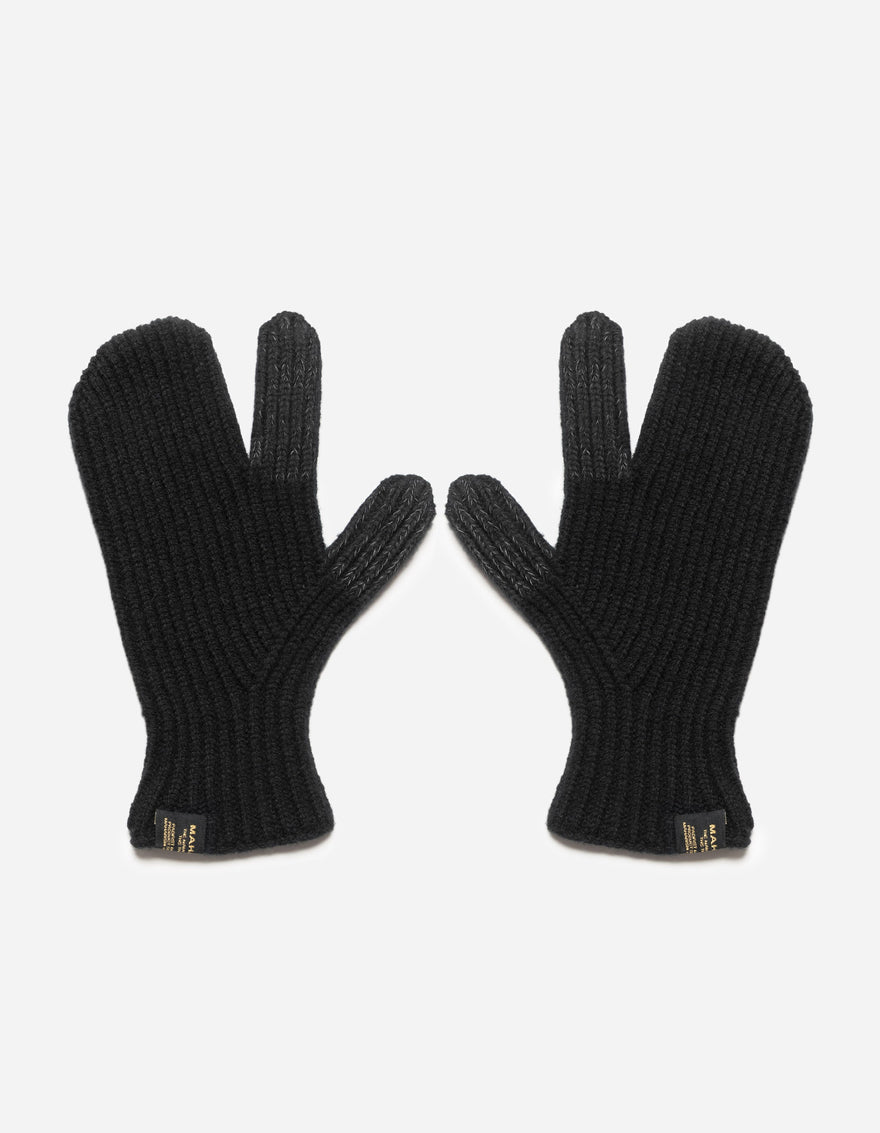 1538 Maha Wool Trigger Touch Gloves Black