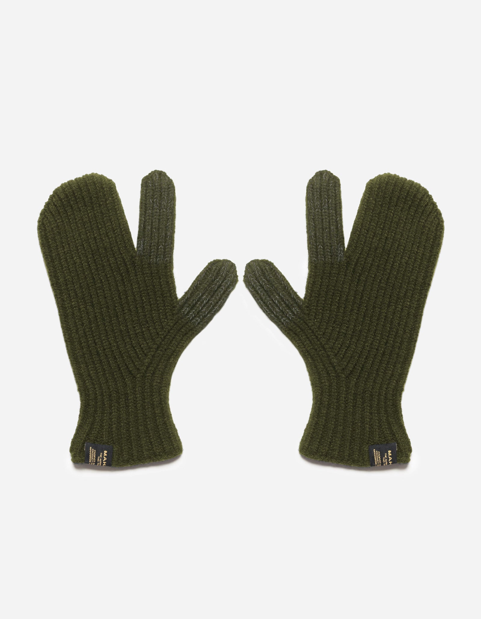 1538 Maha Wool Trigger Touch Gloves Olive