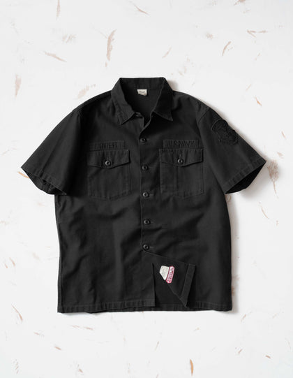 2006 Embroidered Utility Shirt 3rd Pattern Mod. Black BLK-108FF