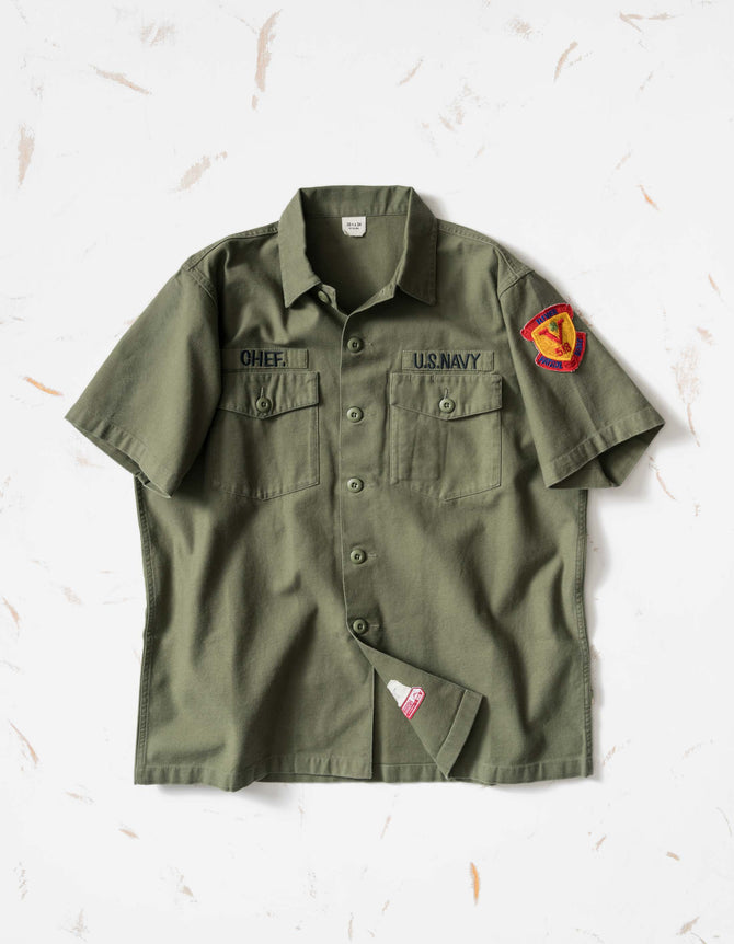 2006 Embroidered Utility Shirt 3rd Pattern Mod. Olive OG-107FF