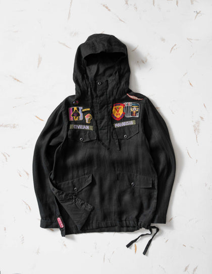 2018 Multi-Patch Utility Smock Black BLK-108F