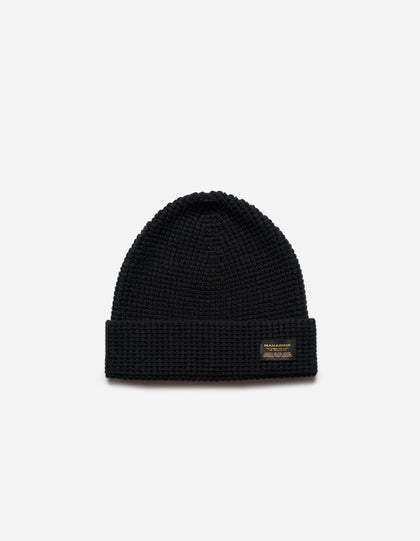 2212 Maharishi Knit Beanie Black