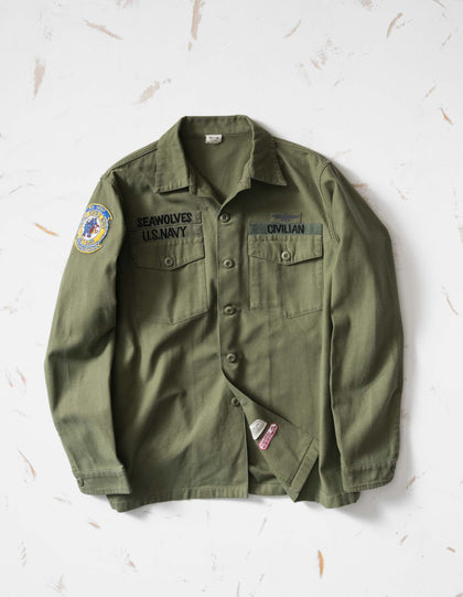 3523 Seawolves Utility Shirt Olive OG-107F