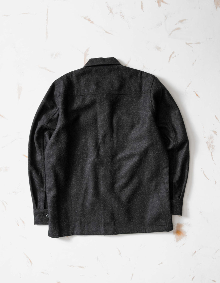 3638 Maharishi Wool Overshirt Black