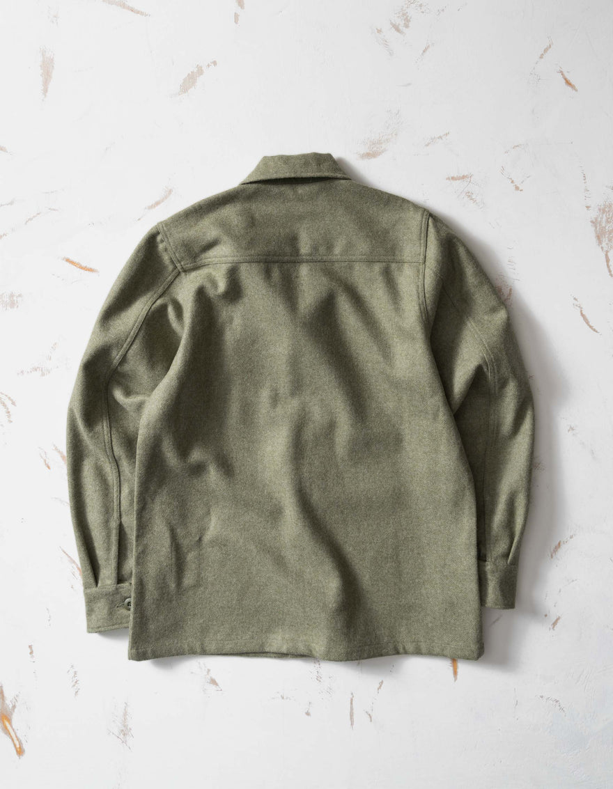 3638 Maharishi Wool Overshirt Light Olive