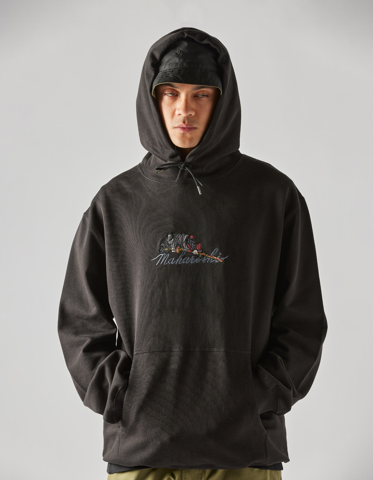 4502 Invisible Warrior Hooded Sweat Black