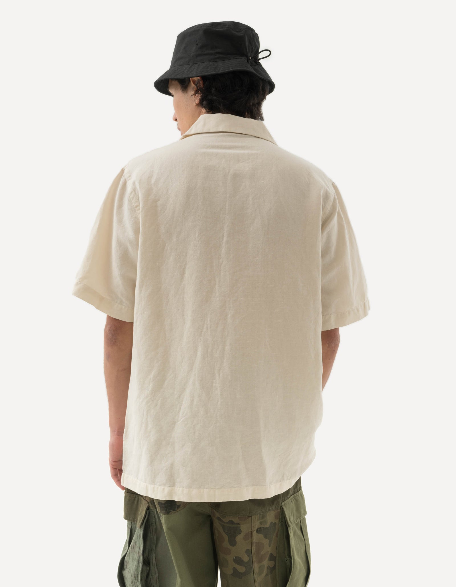 5078 Dragon Bamboo Hemp Shirt Ecru
