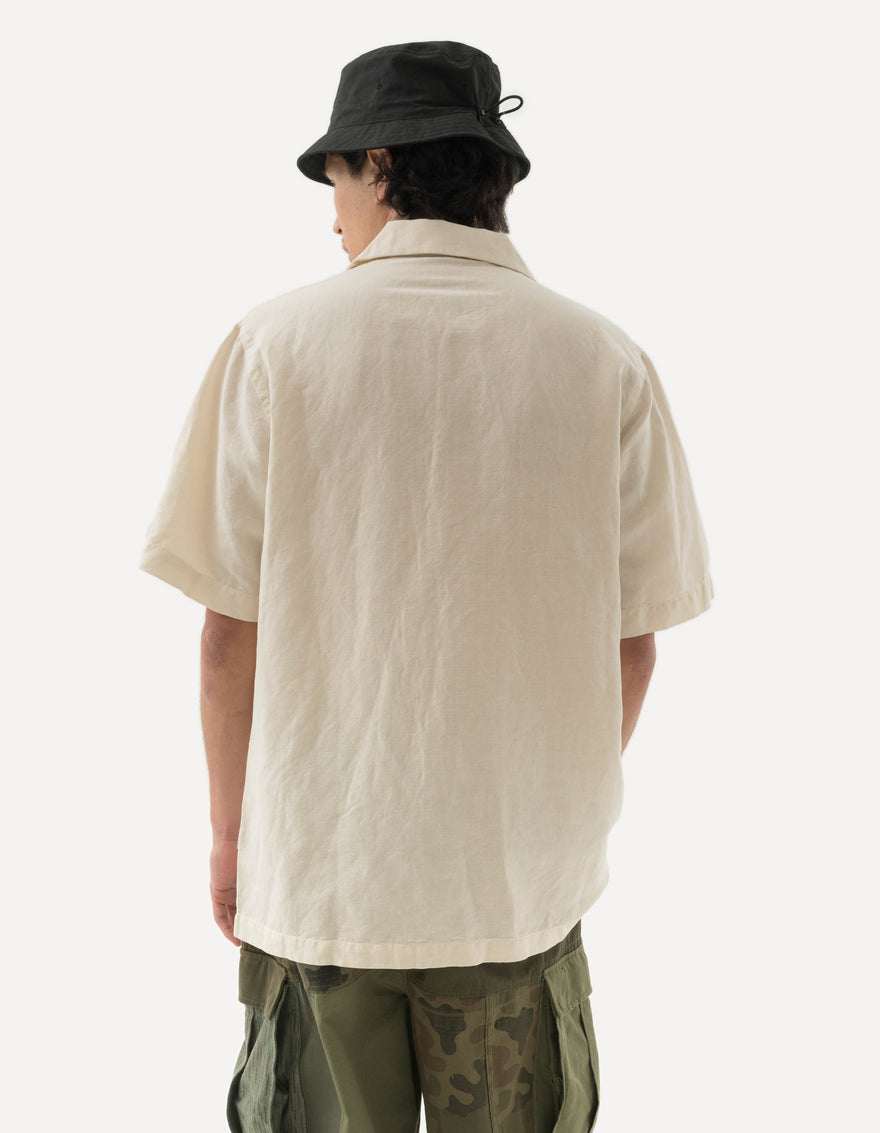 5078 Dragon Bamboo Hemp Shirt Ecru